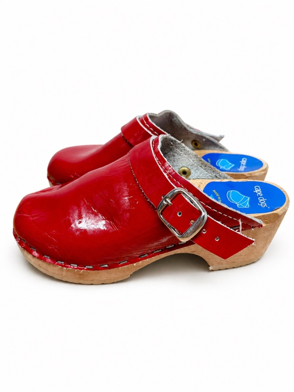 Cape Clogs Toddler Girls Classic Clogs Red Size 28 EU / Size 11 - Made in Sweden